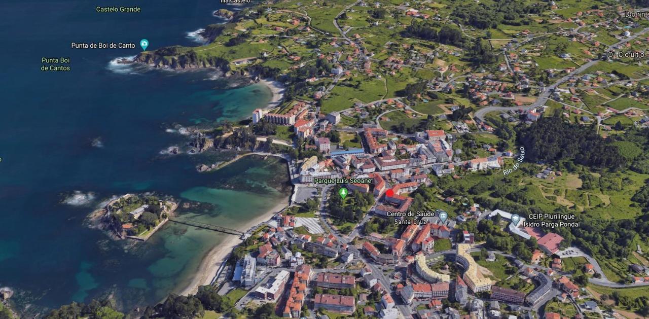 Luminoso Y Acogedor Apartamento En La Playa Oleiros Dış mekan fotoğraf